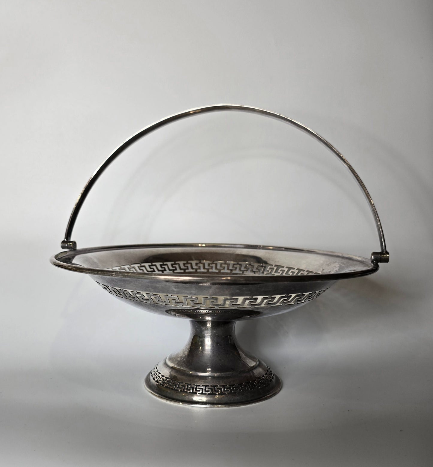 ART DECO | SILVER PLATE BASKET