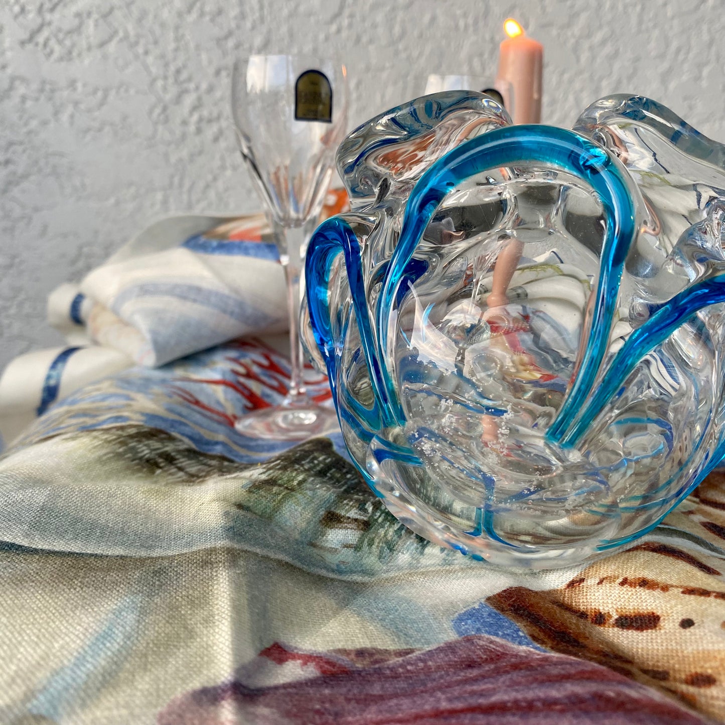ART GLASS BOWLS | TWO
