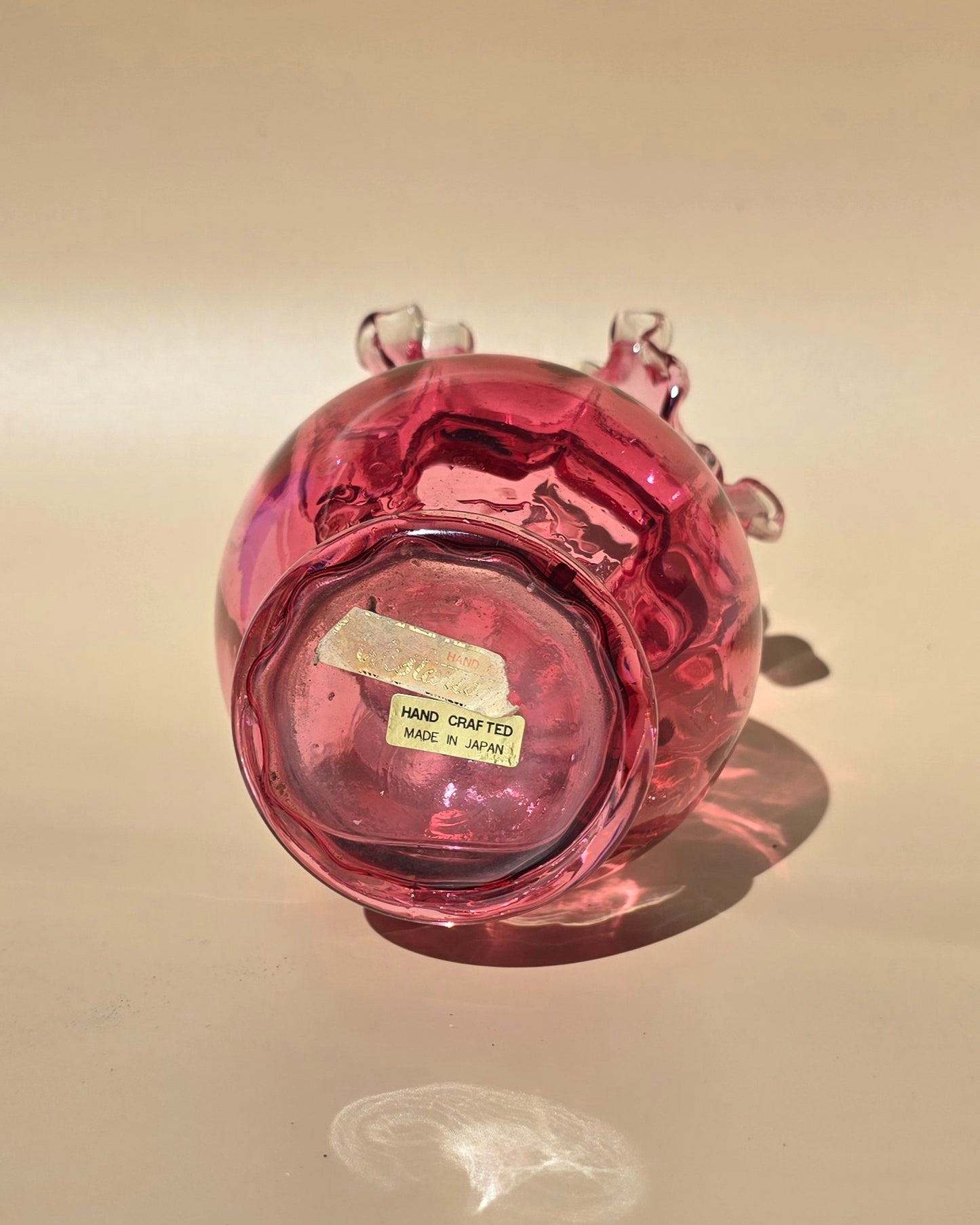 WISTATIN | RUBY GLASS VASE