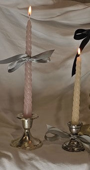 SILVER CANDLESTICKS (PAIR)