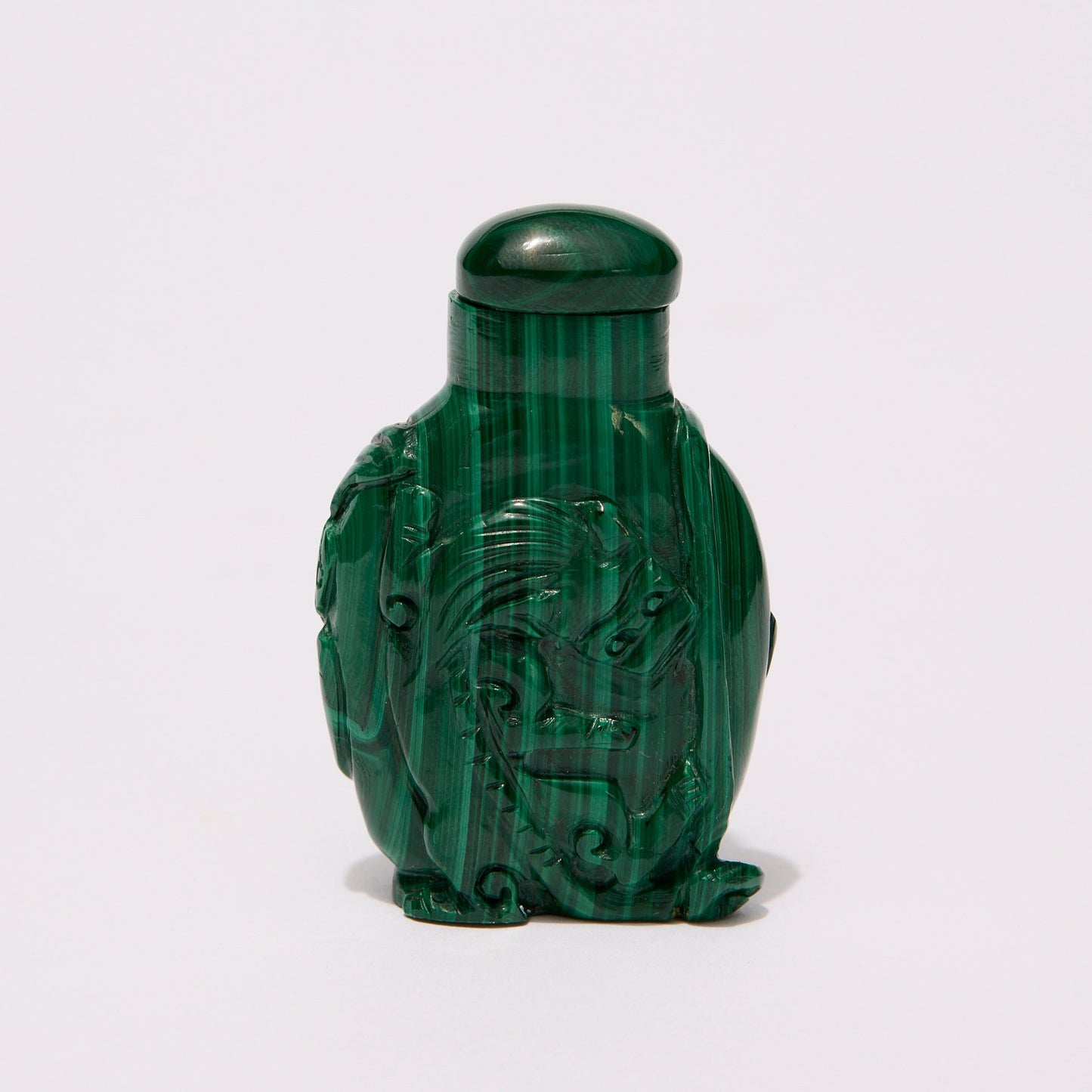 MALACHITE SNUFF BOTTLE