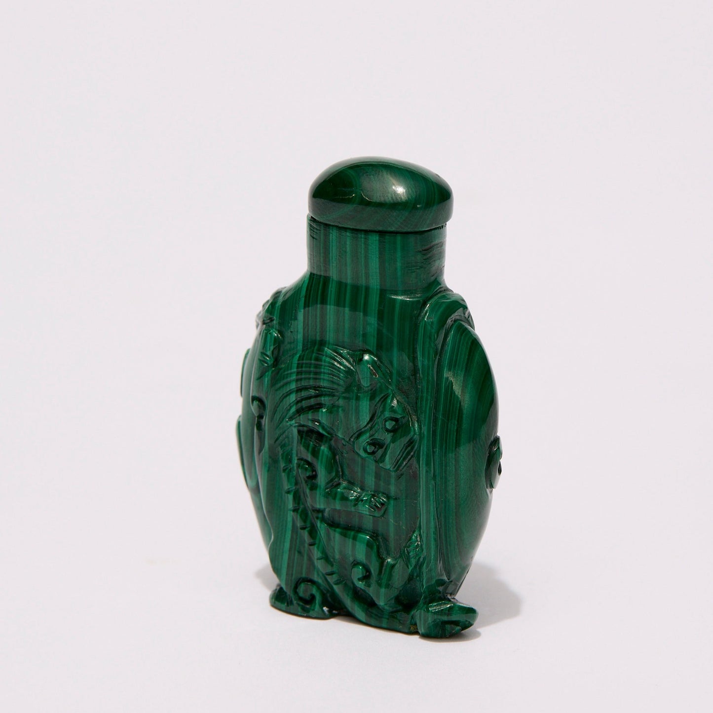 MALACHITE SNUFF BOTTLE