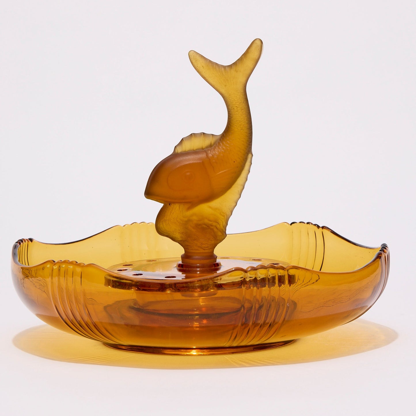 Josef Inwald | Amber 'poisson volant' Float Bowl