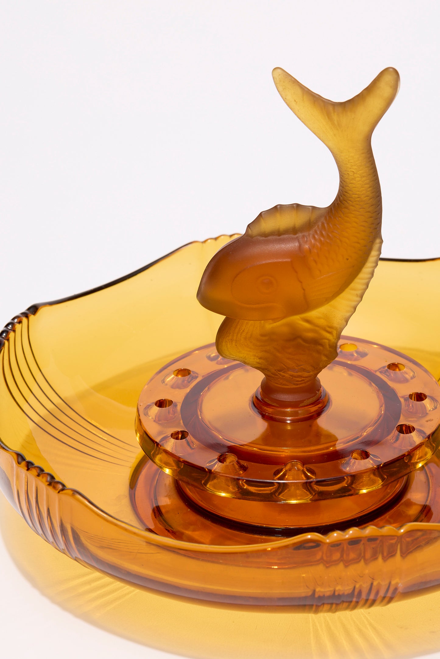 Josef Inwald | Amber 'poisson volant' Float Bowl