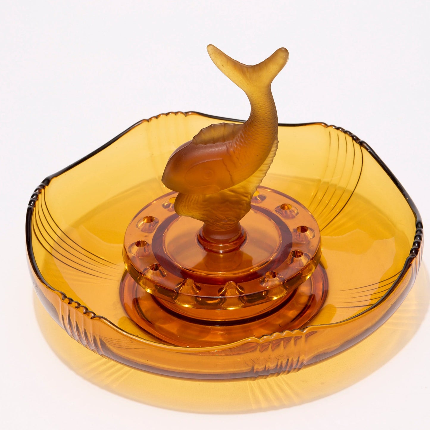 Josef Inwald | Amber 'poisson volant' Float Bowl