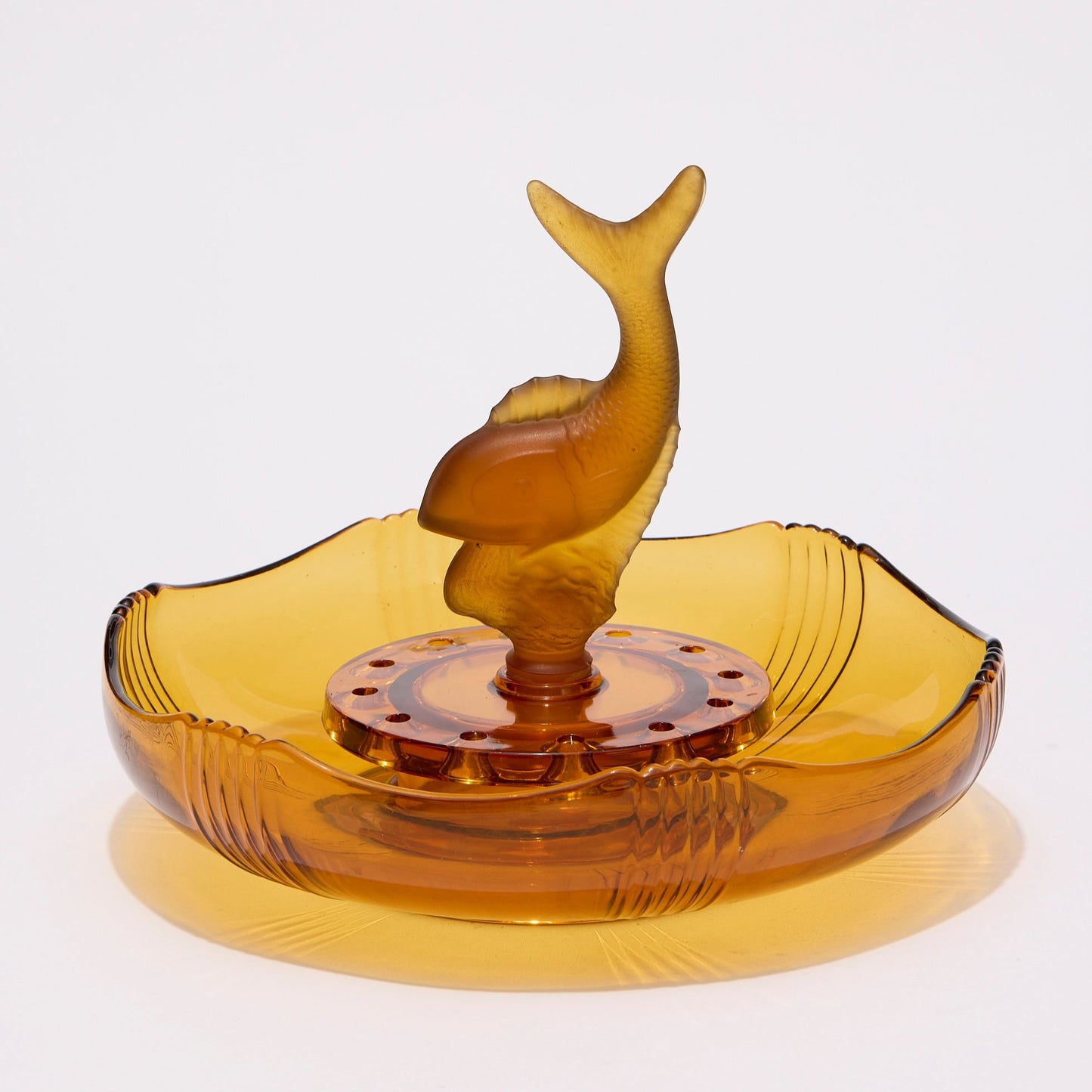 Josef Inwald | Amber 'poisson volant' Float Bowl