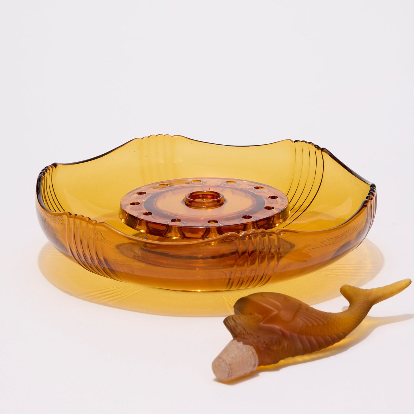 Josef Inwald | Amber 'poisson volant' Float Bowl