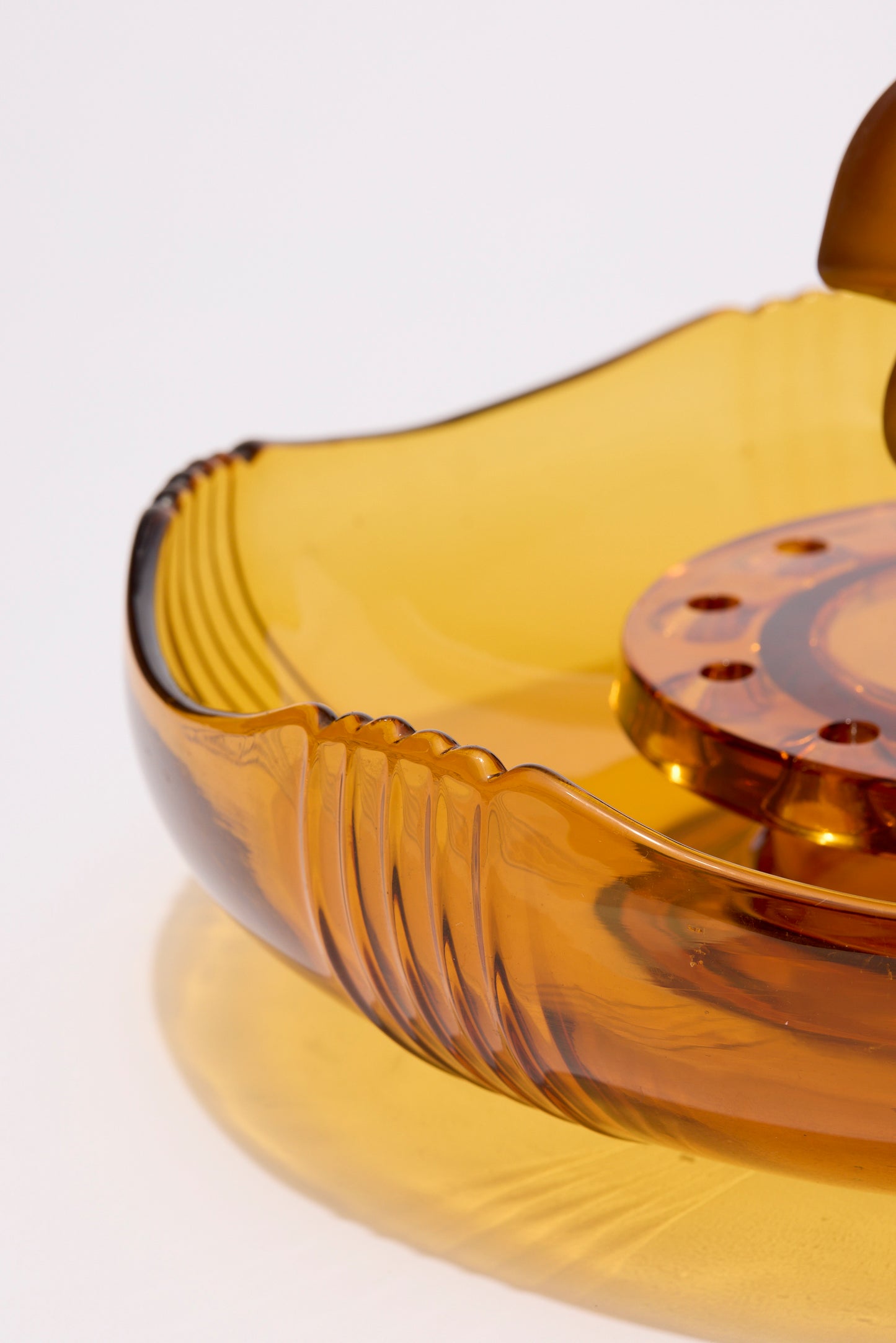 Josef Inwald | Amber 'poisson volant' Float Bowl