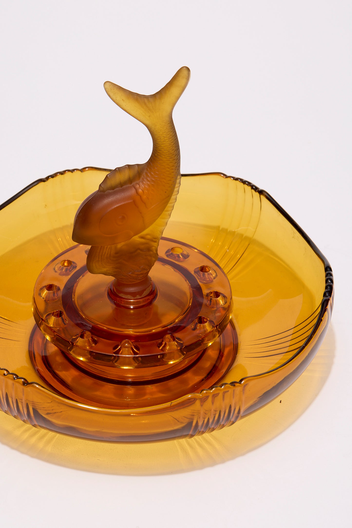 Josef Inwald | Amber 'poisson volant' Float Bowl