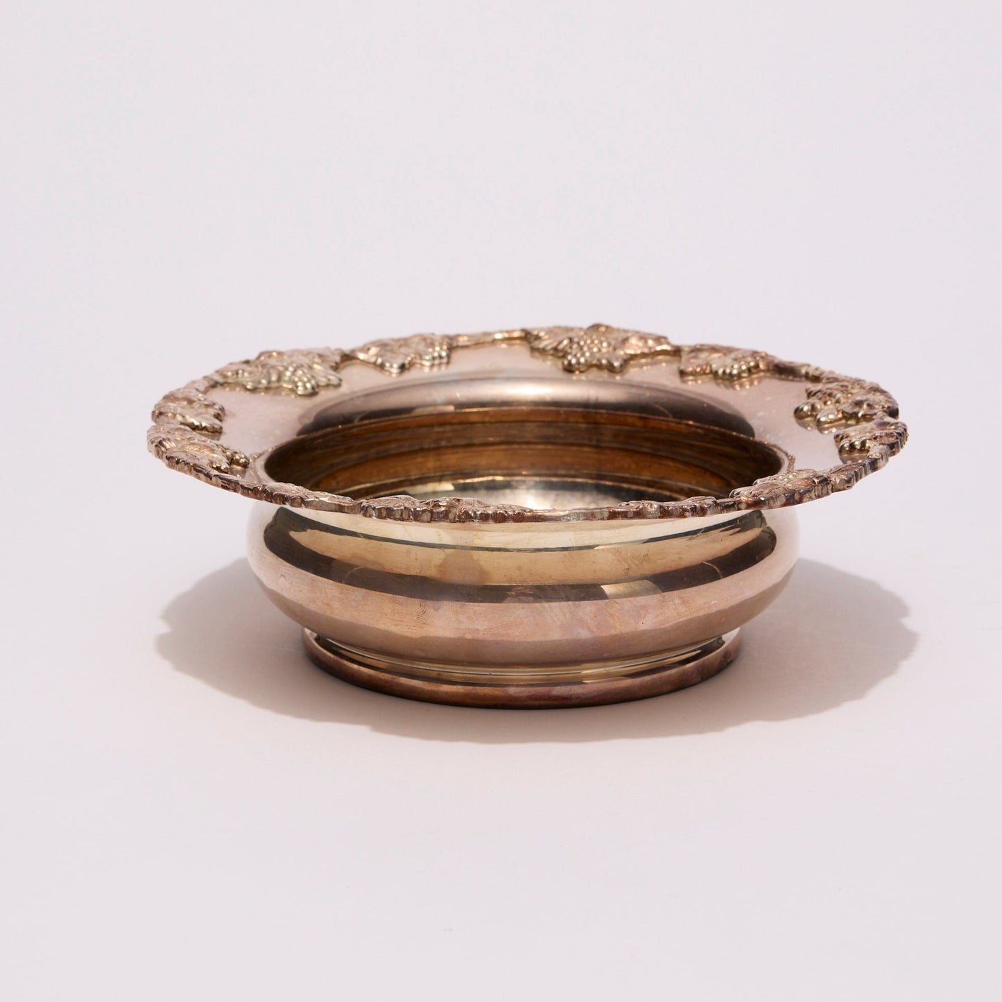 WINE BOTTLE COASTER STRACHAN SILVER PLATE