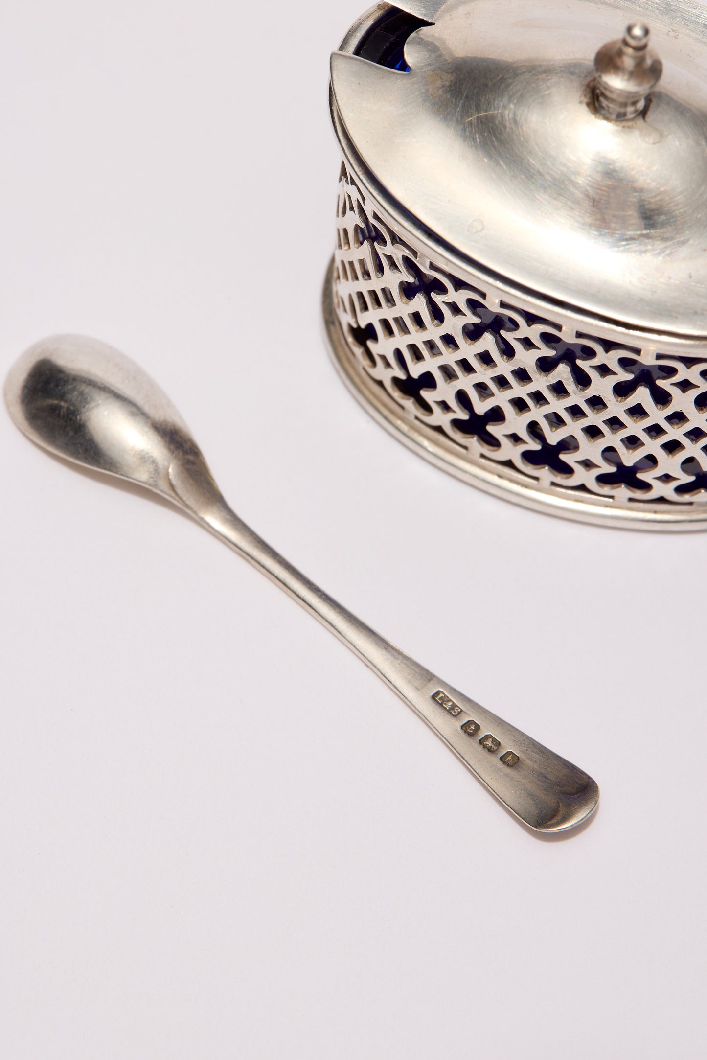 WALKER & HALL | SILVER MUSTARD POT