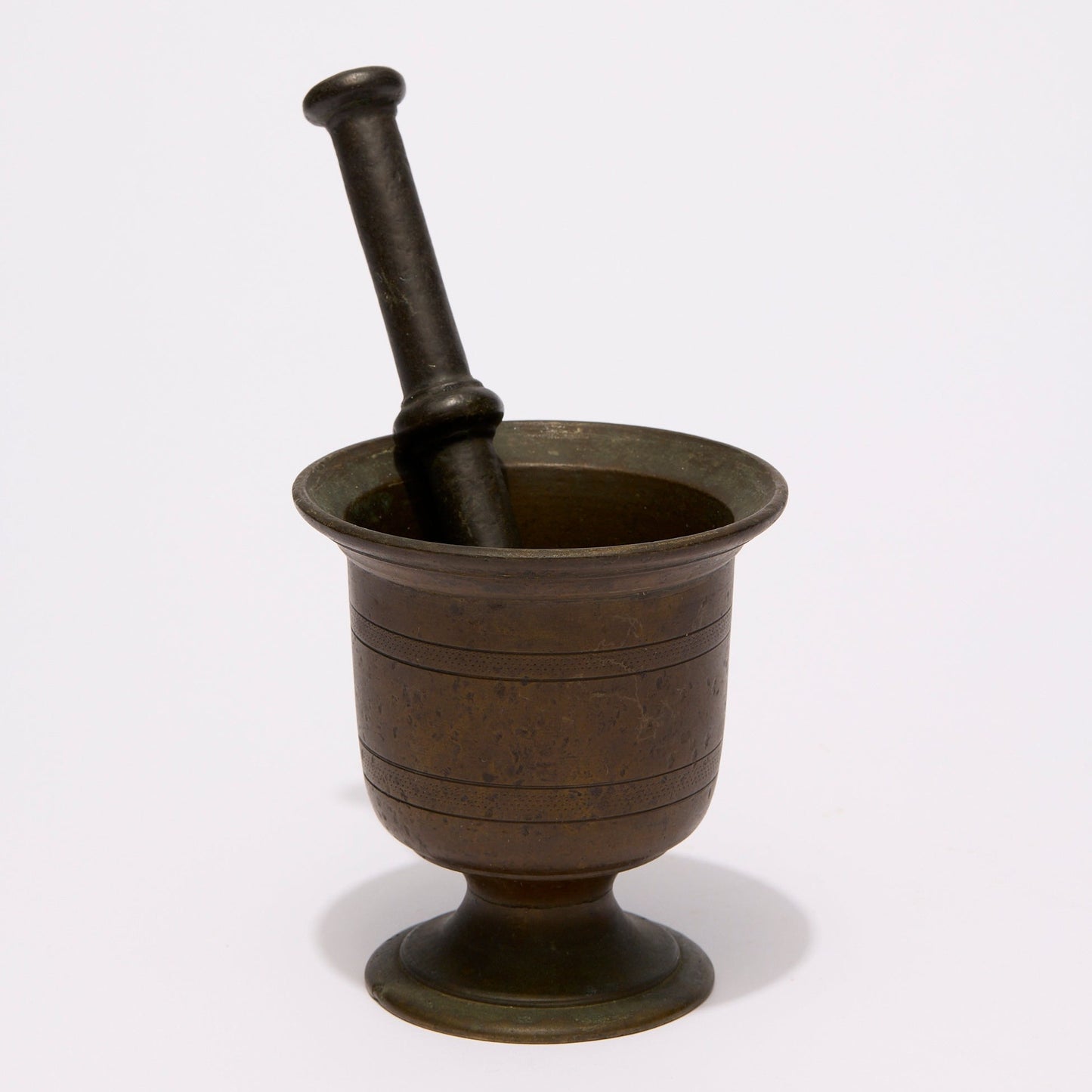 BRASS MORTAR AND PESTLE