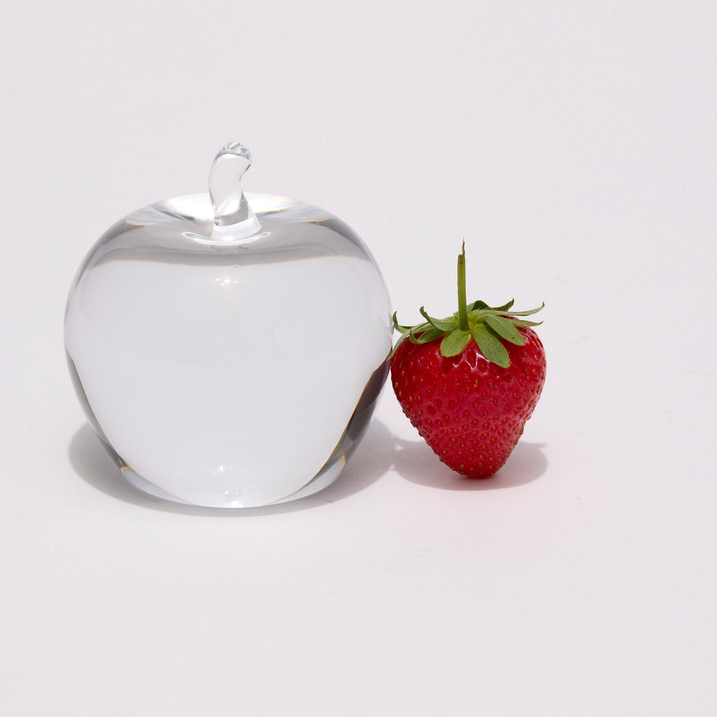 ROYAL KRONA 'RK' | LEAD CRYSTAL PAPERWEIGHT