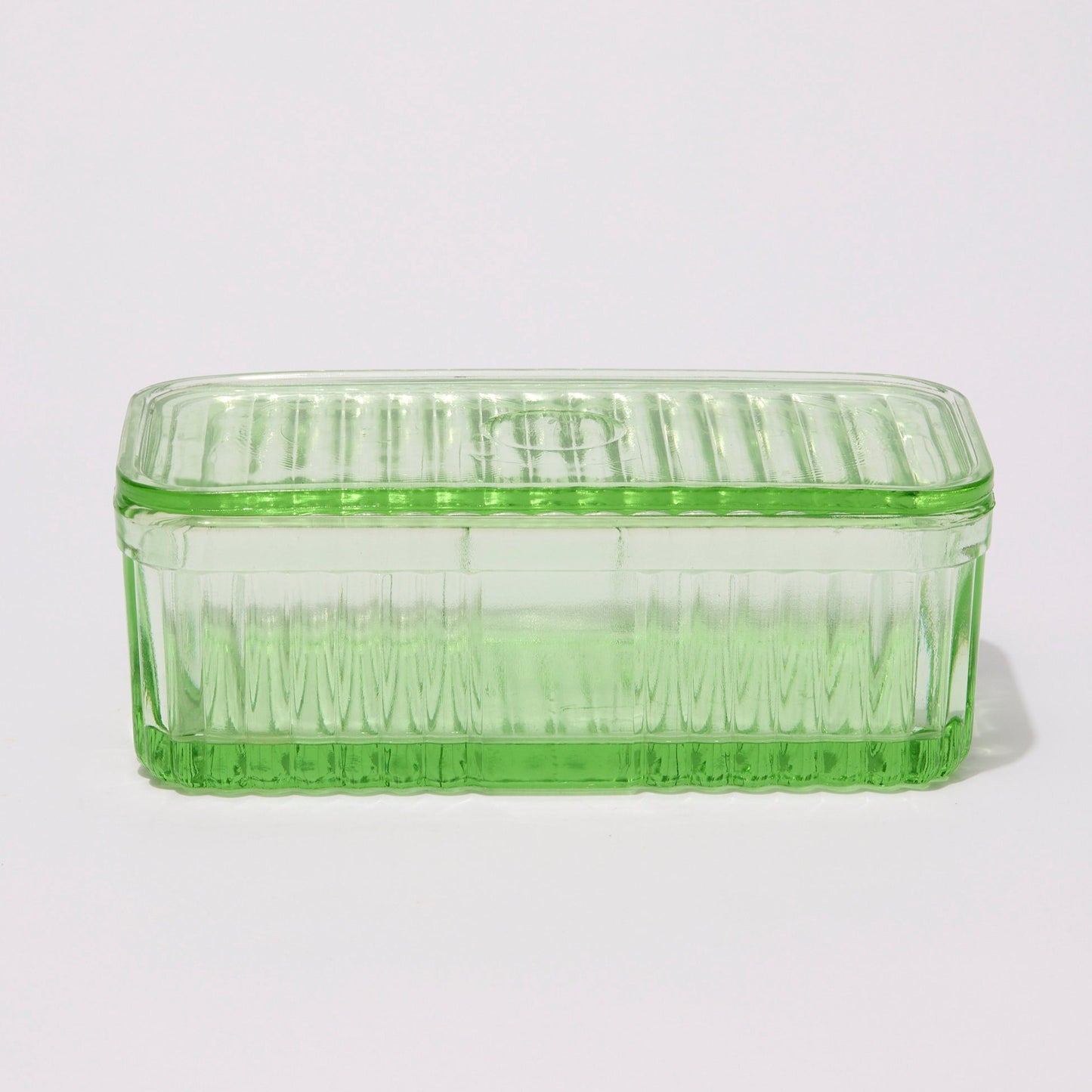DEPRESSION GLASS | BREAD OR BUTTER BOX