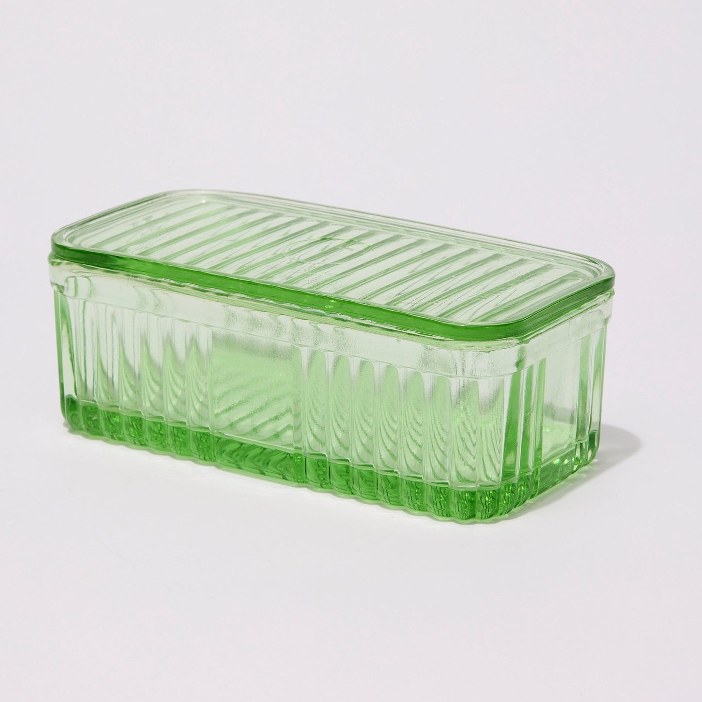 DEPRESSION GLASS | BREAD OR BUTTER BOX