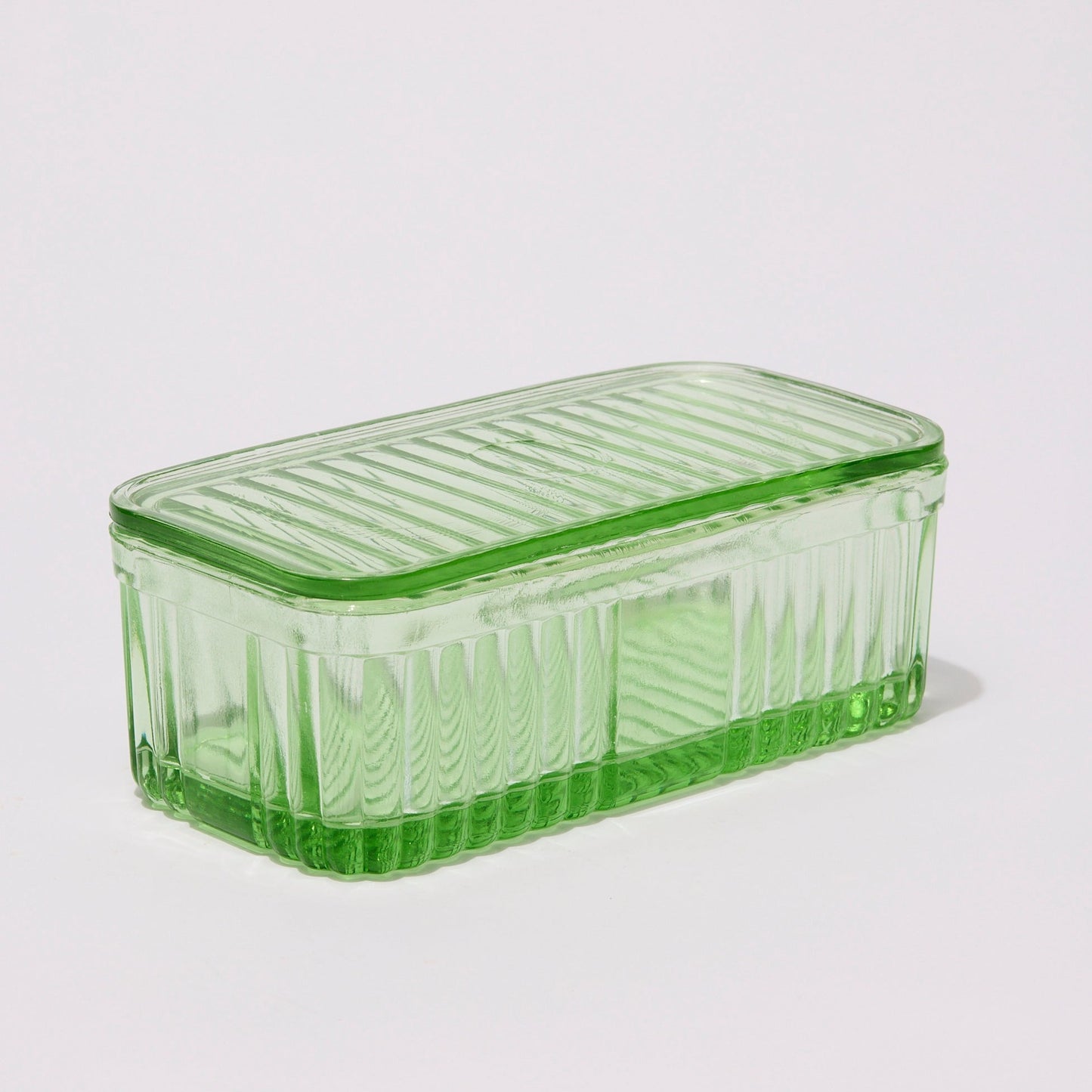 DEPRESSION GLASS | BREAD OR BUTTER BOX