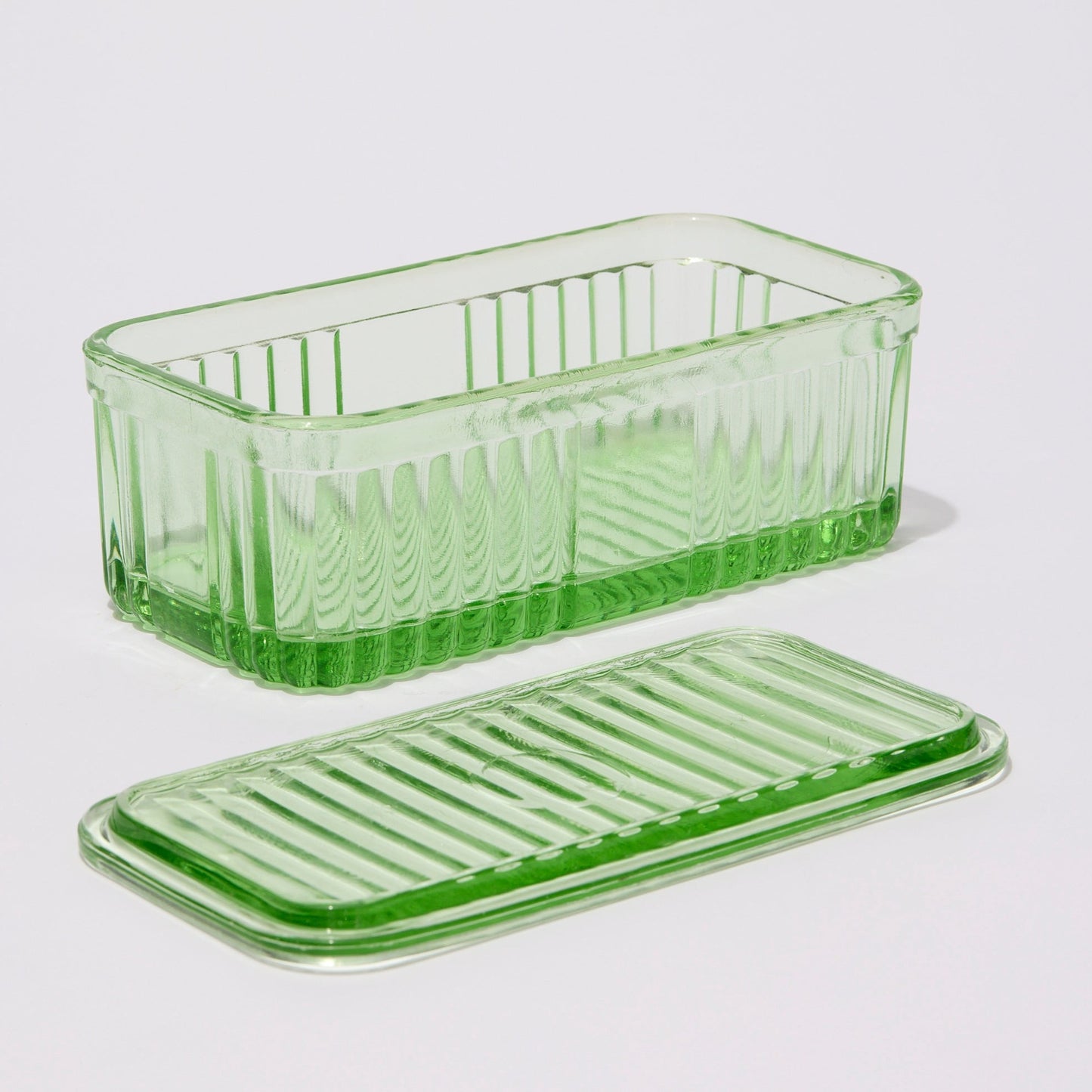 DEPRESSION GLASS | BREAD OR BUTTER BOX