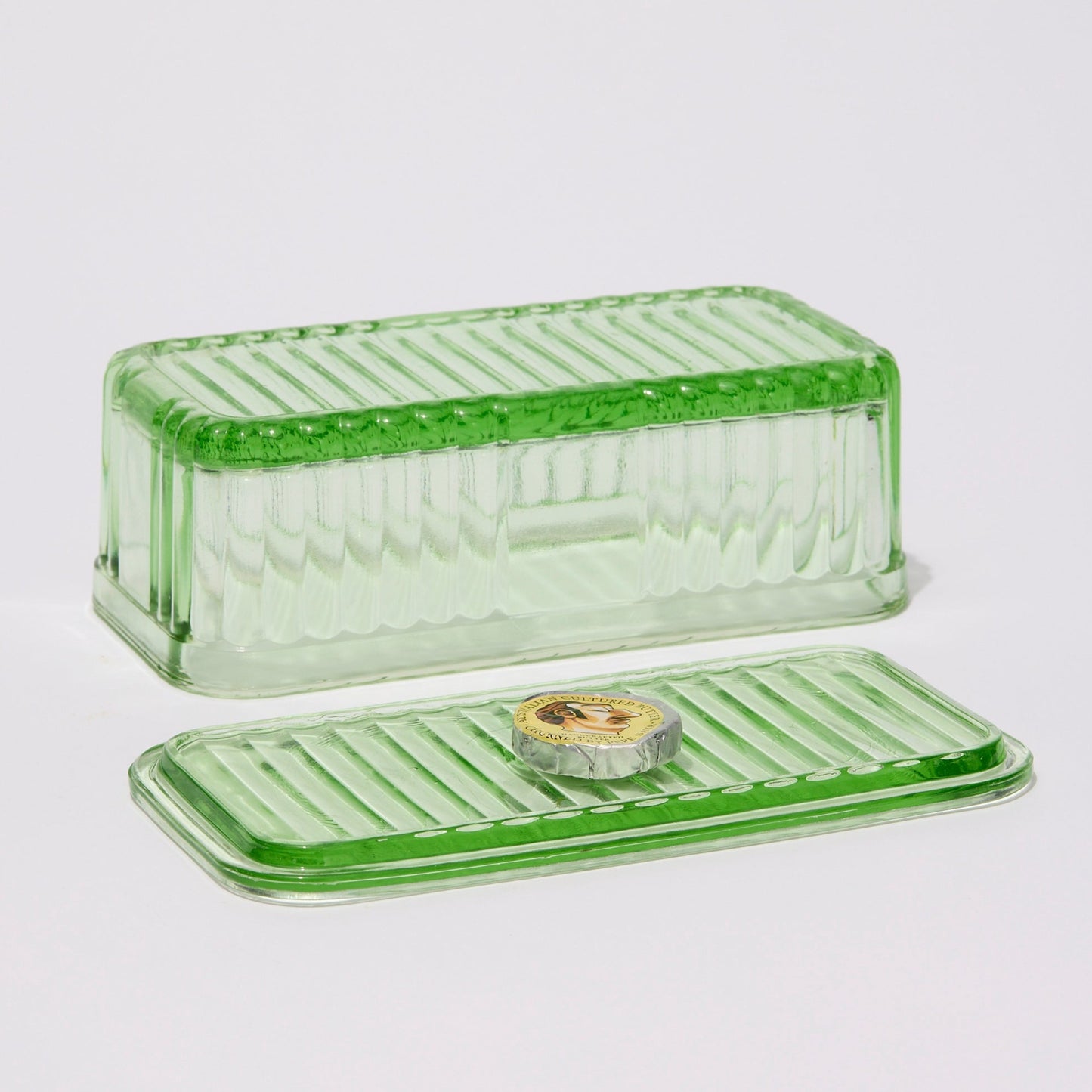 DEPRESSION GLASS | BREAD OR BUTTER BOX