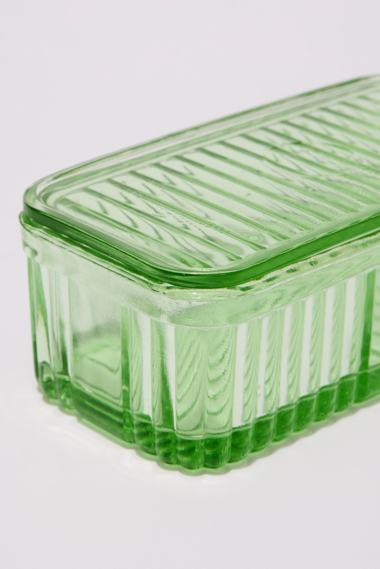 DEPRESSION GLASS | BREAD OR BUTTER BOX