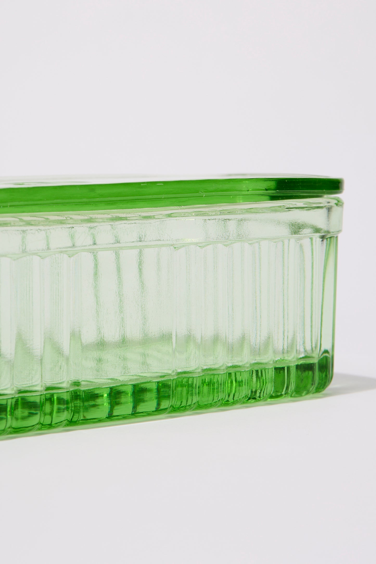 DEPRESSION GLASS | BREAD OR BUTTER BOX