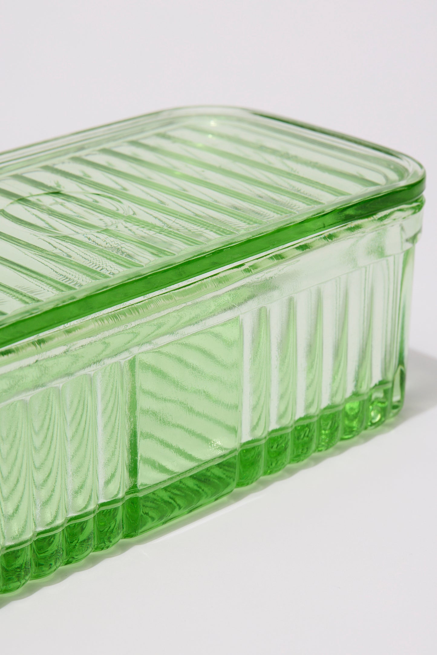 DEPRESSION GLASS | BREAD OR BUTTER BOX