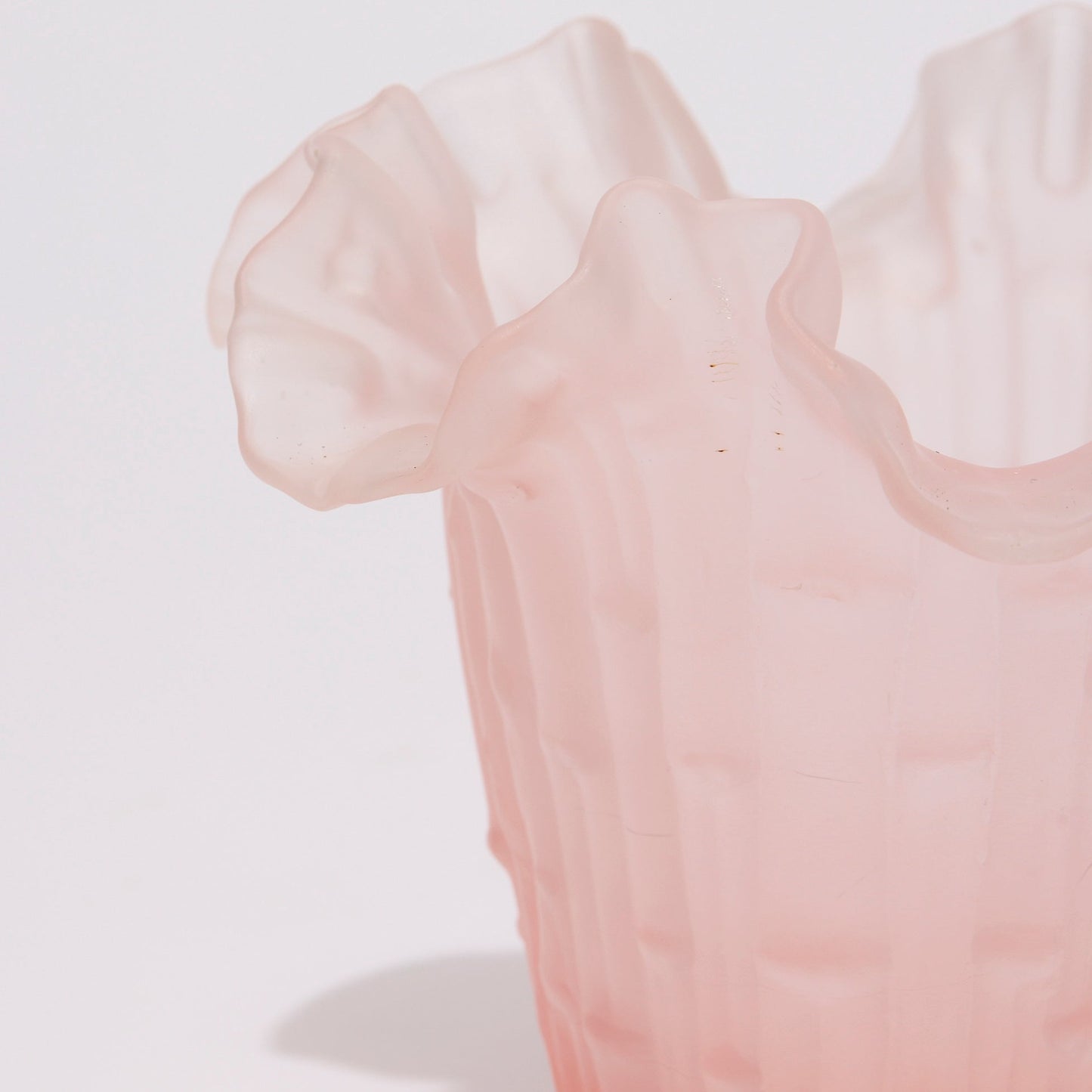 GLASS VASE | BAMBOO EFFECT