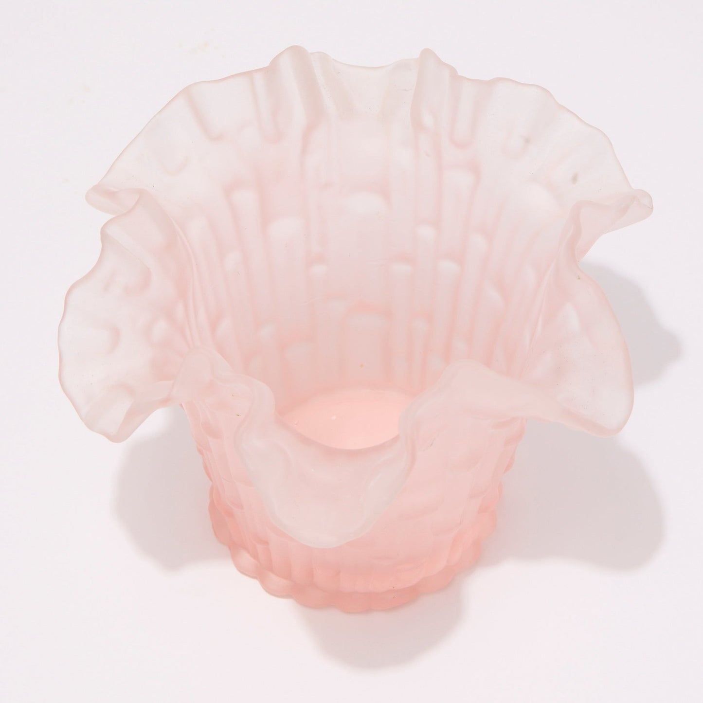 GLASS VASE | BAMBOO EFFECT