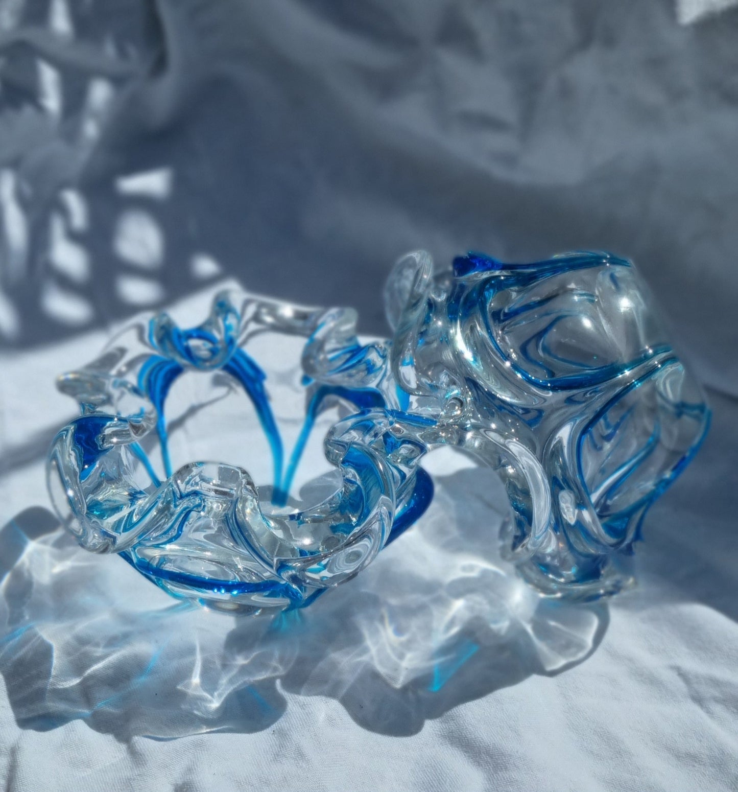 ART GLASS BOWLS | TWO