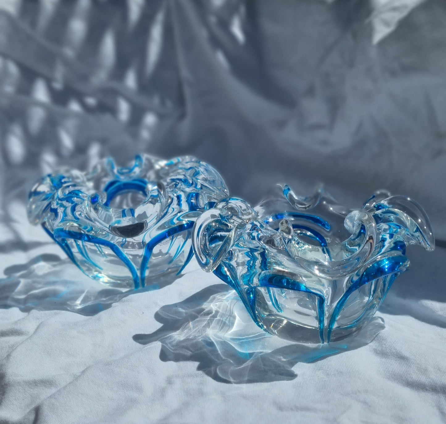 ART GLASS BOWLS | TWO