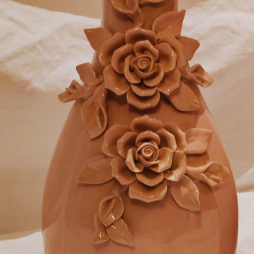 PINK CERAMIC VASE