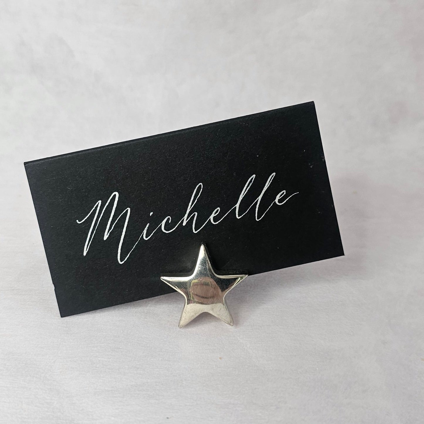 STAR-SHAPED PLACECARD HOLDERS