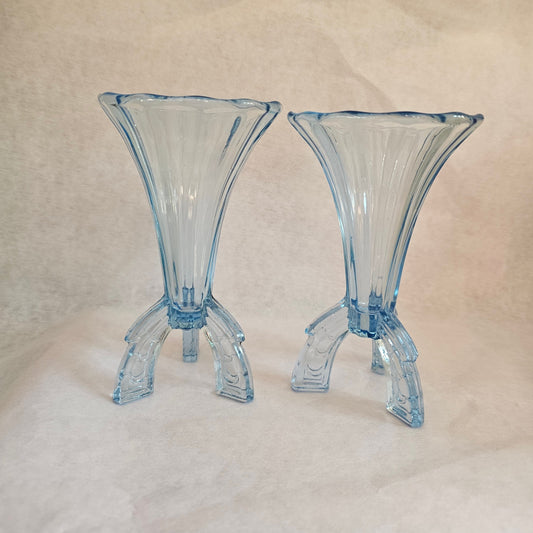 ROCKET VASES (PAIR) | ICE BLUE