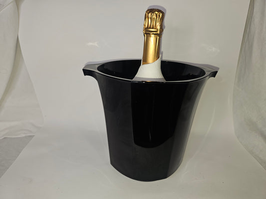 CHAMPAGNE BUCKET | FRENCH BLACK GLASS