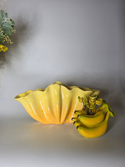 PATES POTTERY | YELLOW VASE