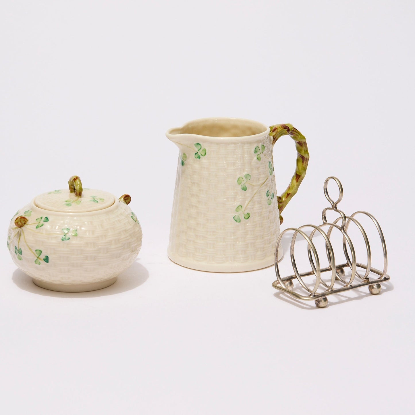 BELEEK | SHAMROCK  BREAKFAST SET