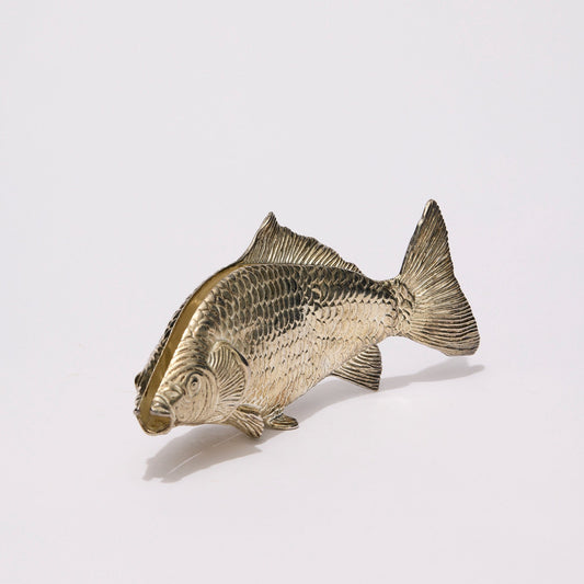 SILVER PLATED FISH | NAPKIN HOLDER