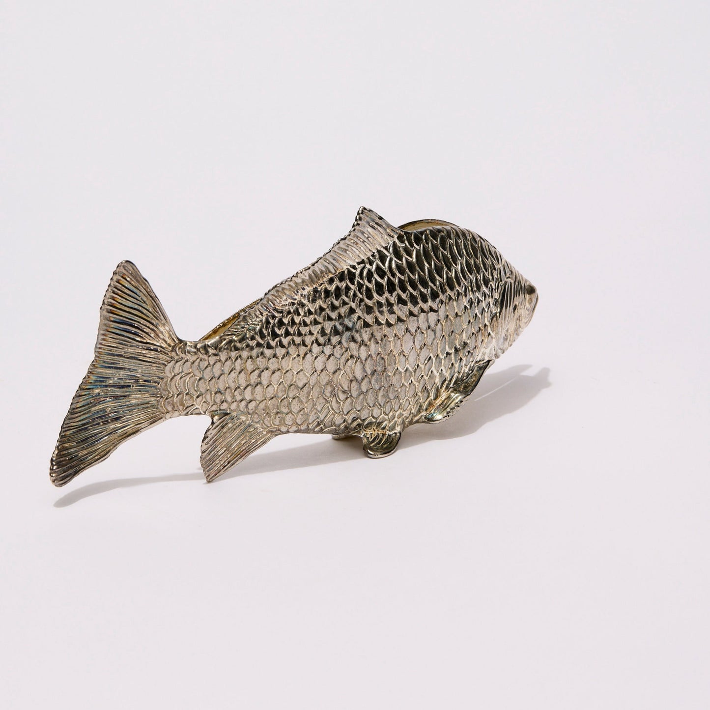 SILVER PLATED FISH | NAPKIN HOLDER