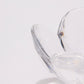 ORREFORS CRYSTAL FLOWER BOWLS (PAIR)