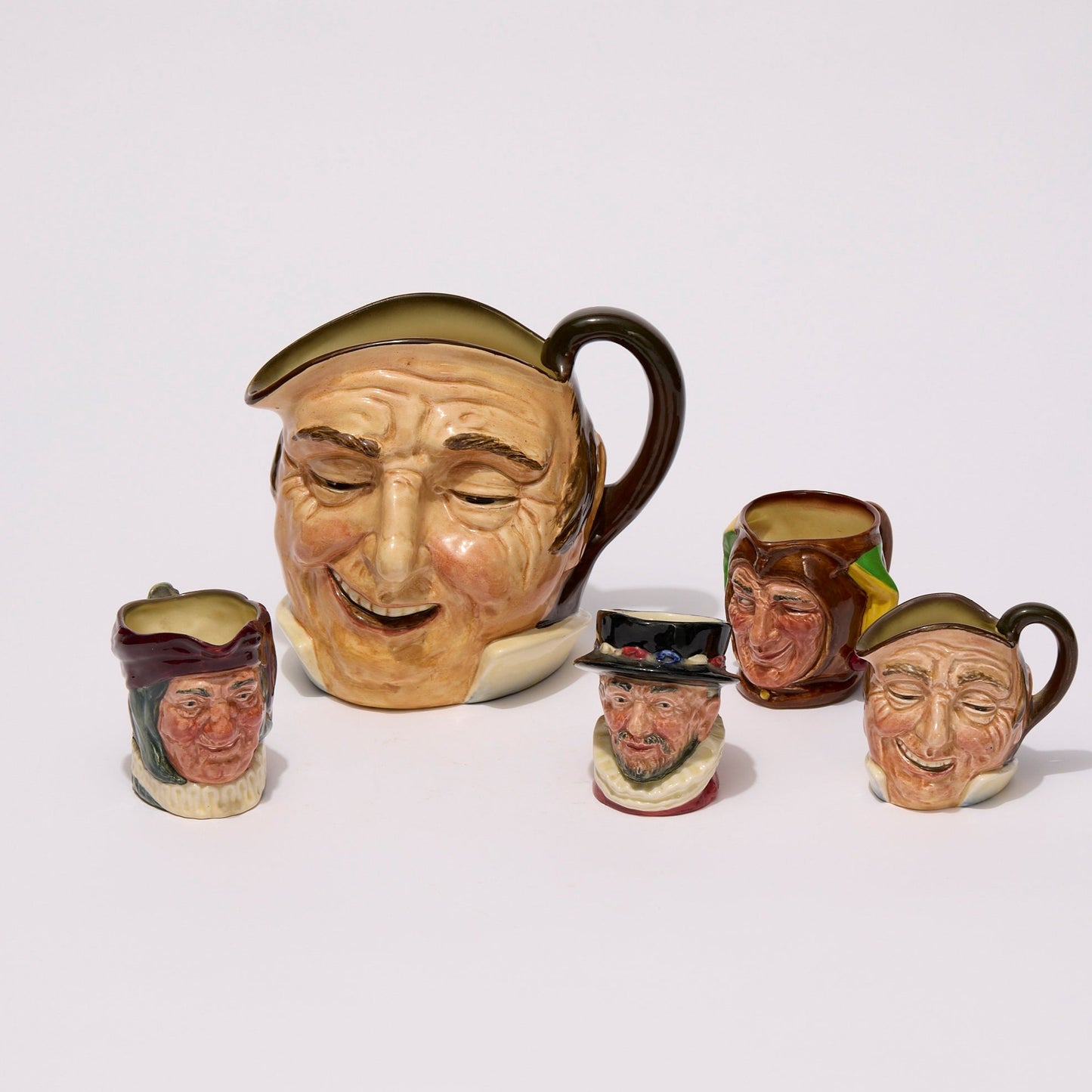 ROYAL DOULTON | CHARACTER JUGS  (set of 4)