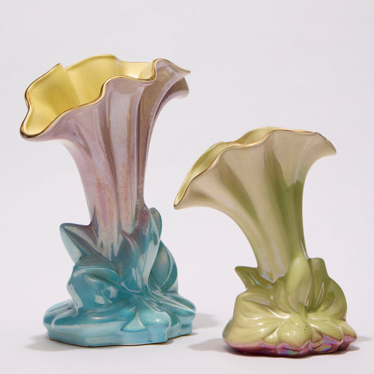 PATES POTTERY | Australian Glazed Ceramic Vases (Pair)