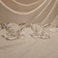 ORREFORS CRYSTAL FLOWER BOWLS (PAIR)