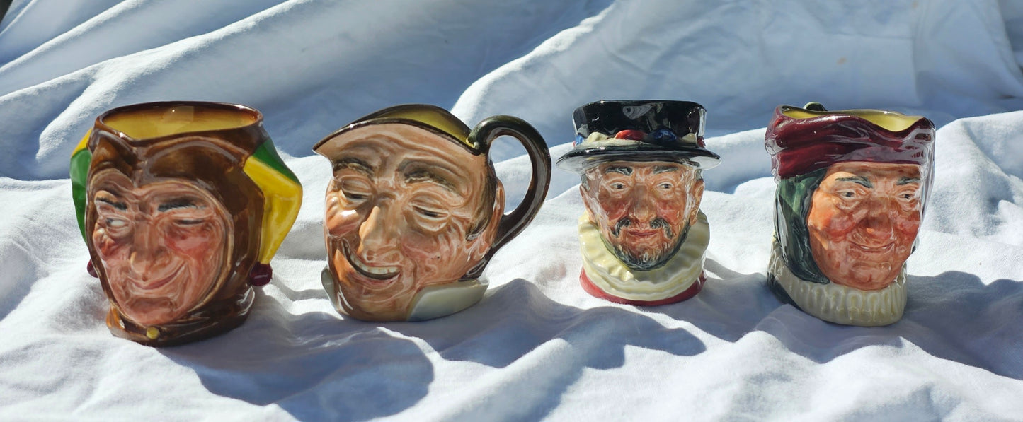 ROYAL DOULTON | CHARACTER JUGS  (set of 4)